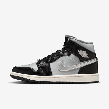Air Jordan 1 Mid SE 'Black / Metallic Silver' (2023) (Womens) | SOLE SERIOUSS [1]