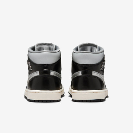 Air Jordan 1 Mid SE 'Black / Metallic Silver' (2023) (Womens) | SOLE SERIOUSS [5]