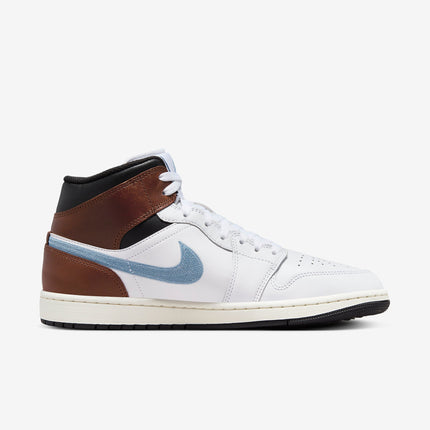 Air Jordan 1 Mid SE 'Brown / Blue Grey' (2024) | SOLE SERIOUSS [2]