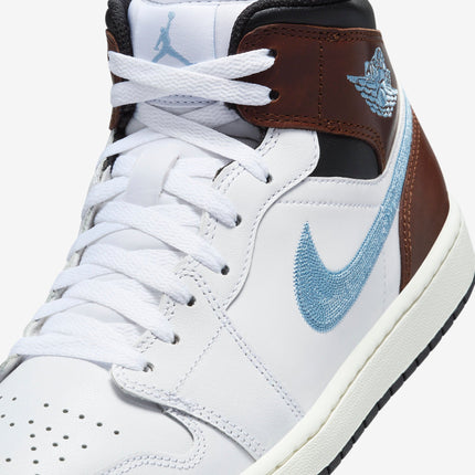Air Jordan 1 Mid SE 'Brown / Blue Grey' (2024) | SOLE SERIOUSS [6]