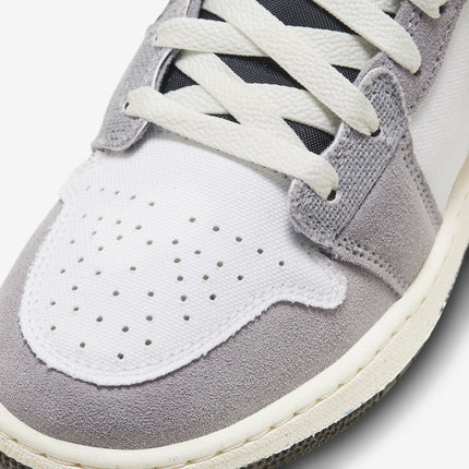 Air Jordan 1 Mid SE Craft 'Cement Grey / Black' (2023) (GS) | SOLE SERIOUSS [6]