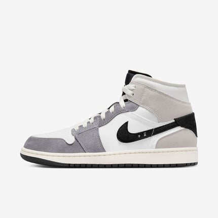 Air Jordan 1 Mid SE Craft 'Cement Grey / Black' (2023) | SOLE SERIOUSS [1]