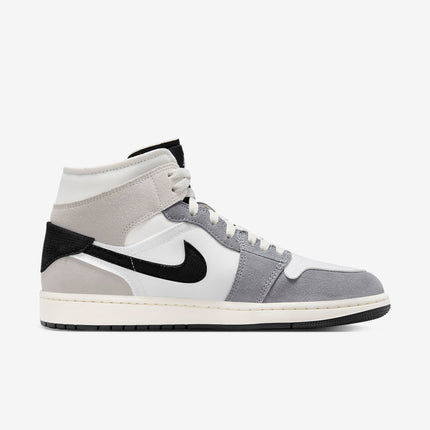 Air Jordan 1 Mid SE Craft 'Cement Grey / Black' (2023) | SOLE SERIOUSS [2]