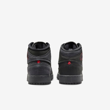 Air Jordan 1 Mid SE Craft 'Dark Smoke Red' (2023) (GS) | SOLE SERIOUSS [5]