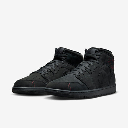 Air Jordan 1 Mid SE Craft 'Dark Smoke Red' (2023) | SOLE SERIOUSS [3]