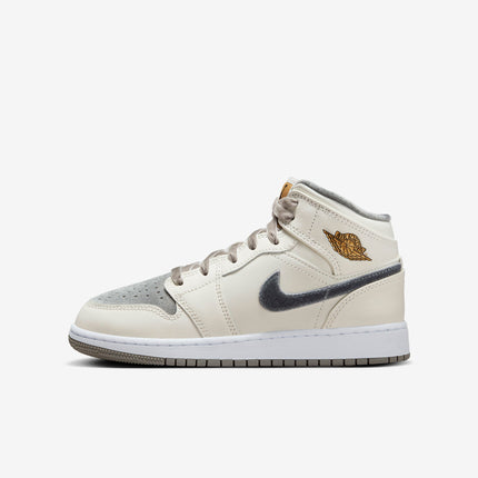 Air Jordan 1 Mid SE 'Pewter Velvet Toe' (2023) (GS) | SOLE SERIOUSS [1]