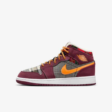 Air Jordan 1 Mid SE 'Plaid' (2023) (GS) | SOLE SERIOUSS [1]
