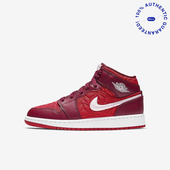 Air Jordan 1 Mid SE 'Red Quilt / Valentine's Day' (2020) (GS) | SOLE SERIOUSS [1]