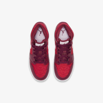Air Jordan 1 Mid SE 'Red Quilt / Valentine's Day' (2020) (GS) | SOLE SERIOUSS [3]
