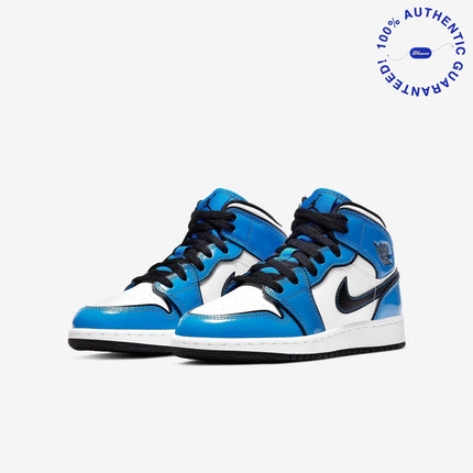 Air Jordan 1 Mid SE 'Signal Blue' (2021) (GS) | SOLE SERIOUSS [2]