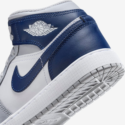 Air Jordan 1 Mid 'Wolf Grey / Midnight Navy' (2024) (GS) | SOLE SERIOUSS [7]