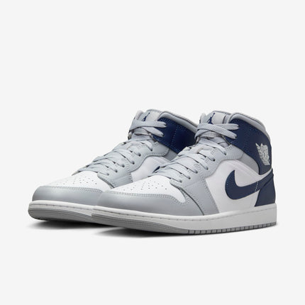 Air Jordan 1 Mid 'Wolf Grey / Midnight Navy' (2024) | SOLE SERIOUSS [3]