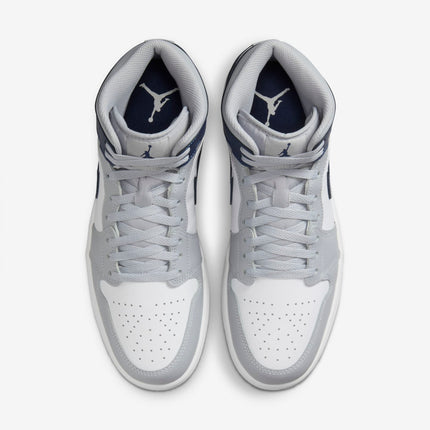 Air Jordan 1 Mid 'Wolf Grey / Midnight Navy' (2024) | SOLE SERIOUSS [4]