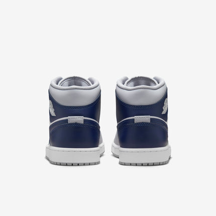 Air Jordan 1 Mid 'Wolf Grey / Midnight Navy' (2024) | SOLE SERIOUSS [5]
