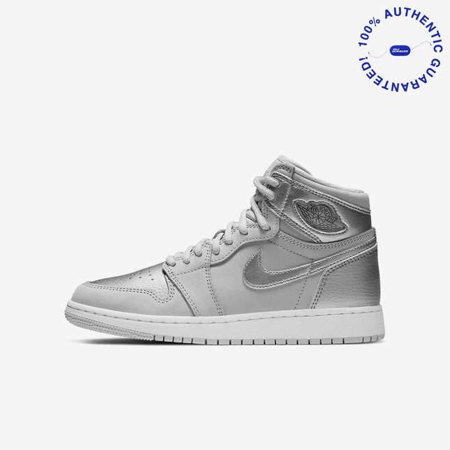Air Jordan 1 Retro High OG 'Japan Metallic Silver' (2020) (GS) | SOLE SERIOUSS [1]