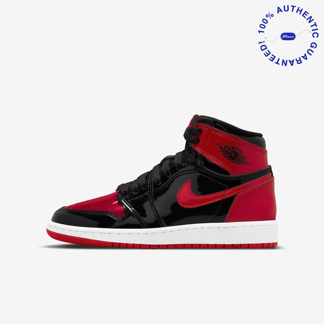 Air Jordan 1 Retro High OG 'Reimagined Patent Bred / Banned' (2021) (GS) | SOLE SERIOUSS [1]