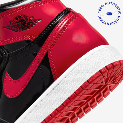 Air Jordan 1 Retro High OG 'Reimagined Patent Bred / Banned' (2021) (GS) | SOLE SERIOUSS [7]