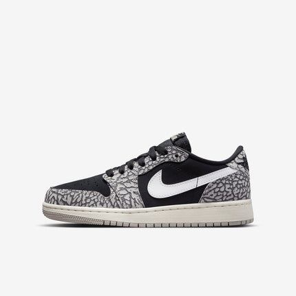 Air Jordan 1 Retro Low OG 'Black Cement' (2023) (GS) | SOLE SERIOUSS [1]