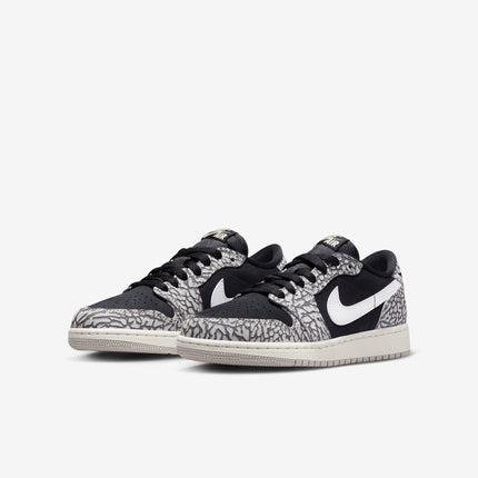 Air Jordan 1 Retro Low OG 'Black Cement' (2023) (GS) | SOLE SERIOUSS [3]