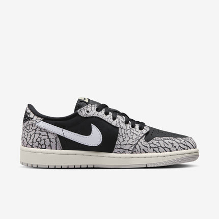 Air Jordan 1 Retro Low OG 'Black Cement' (2023) (Womens) | SOLE SERIOUSS [2]