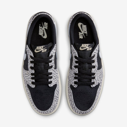 Air Jordan 1 Retro Low OG 'Black Cement' (2023) (Womens) | SOLE SERIOUSS [4]