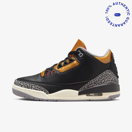Air Jordan 3 Retro 'Black Cement / Metallic Gold' (2022) (Womens) | SOLE SERIOUSS [1]