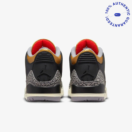 Air Jordan 3 Retro 'Black Cement / Metallic Gold' (2022) (Womens) | SOLE SERIOUSS [5]
