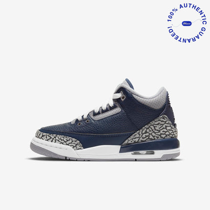 Air Jordan 3 Retro 'Georgetown Hoyas / Midnight Navy' (2021) (GS) | SOLE SERIOUSS [1]