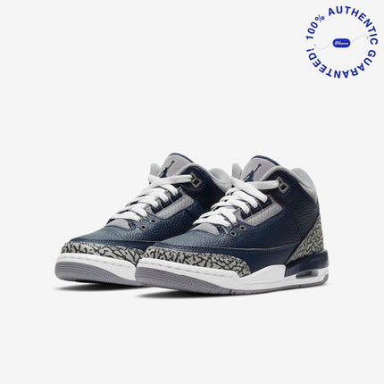 Air Jordan 3 Retro 'Georgetown Hoyas / Midnight Navy' (2021) (GS) | SOLE SERIOUSS [3]