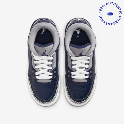 Air Jordan 3 Retro 'Georgetown Hoyas / Midnight Navy' (2021) (GS) | SOLE SERIOUSS [4]