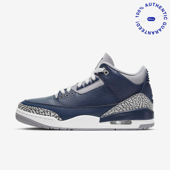 Air Jordan 3 Retro 'Georgetown Hoyas / Midnight Navy' (2021) | SOLE SERIOUSS [1]