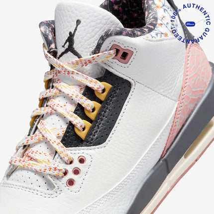 Air Jordan 3 Retro 'Vintage Floral / Red Stardust' (2024) (GS) | SOLE SERIOUSS [6]