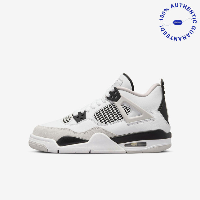 Air Jordan 4 Retro 'Military Black' (2022) (GS) | SOLE SERIOUSS [1]