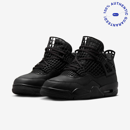 Air Jordan 4 Retro NET 'Black / Metallic Silver' (2025) (Womens) | SOLE SERIOUSS [3]