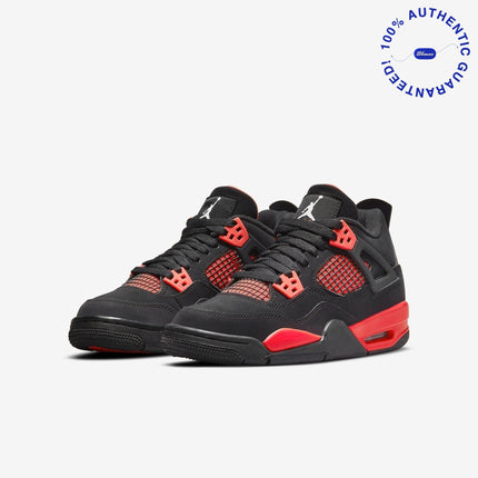 Air Jordan 4 Retro 'Red Thunder' (2022) (GS) | SOLE SERIOUSS [3]