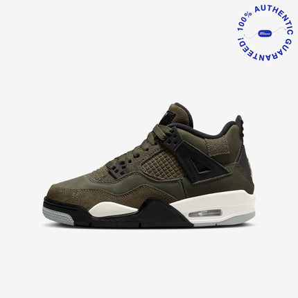 Air Jordan 4 Retro SE Craft 'Medium Olive Canvas' (2023) (GS) | SOLE SERIOUSS [1]