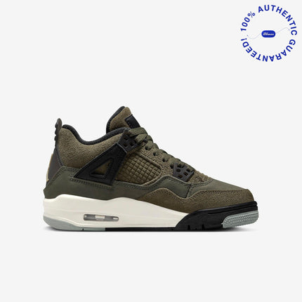 Air Jordan 4 Retro SE Craft 'Medium Olive Canvas' (2023) (GS) | SOLE SERIOUSS [2]