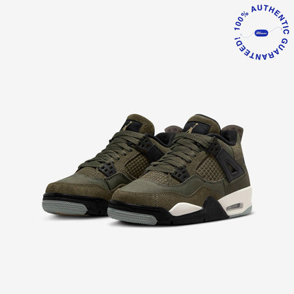 Air Jordan 4 Retro SE Craft 'Medium Olive Canvas' (2023) (GS) | SOLE SERIOUSS [3]
