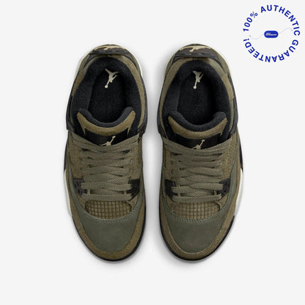 Air Jordan 4 Retro SE Craft 'Medium Olive Canvas' (2023) (GS) | SOLE SERIOUSS [4]