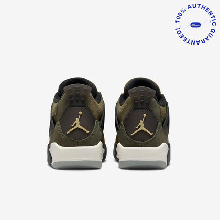 Air Jordan 4 Retro SE Craft 'Medium Olive Canvas' (2023) (GS) | SOLE SERIOUSS [5]
