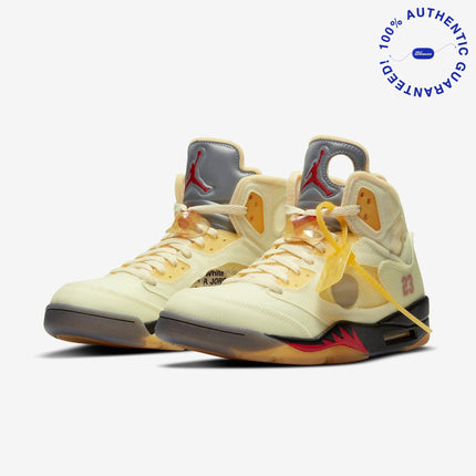 Air Jordan 5 Retro SP x Off-White 'Sail' (2020) | SOLE SERIOUSS [3]
