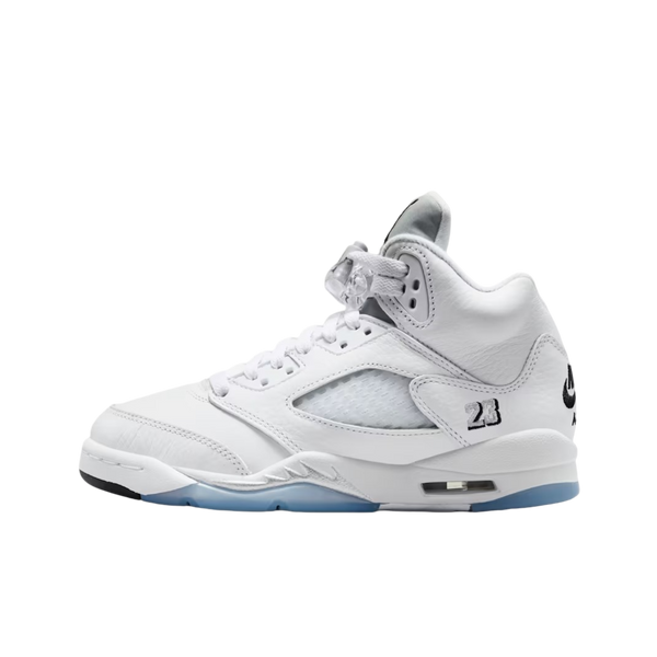 Air Jordan 5 Retro 'White / Metallic Silver' (2026) (GS) – SOLE