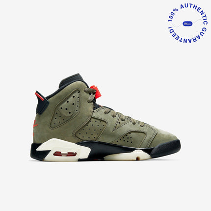 Air Jordan 6 Retro SP x Travis Scott 'Cactus Jack Medium Olive' (2019) (GS) | SOLE SERIOUSS [2]