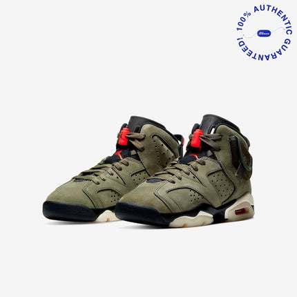 Air Jordan 6 Retro SP x Travis Scott 'Cactus Jack Medium Olive' (2019) (GS) | SOLE SERIOUSS [3]