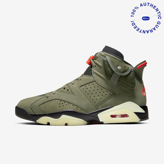 Air Jordan 6 Retro SP x Travis Scott 'Cactus Jack Medium Olive' (2019) | SOLE SERIOUSS [1]