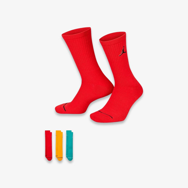 Air Jordan Jumpman Everyday Max High Crew Socks (3 Pack) Multi-Color / Primary Colors - SOLE SERIOUSS (1)