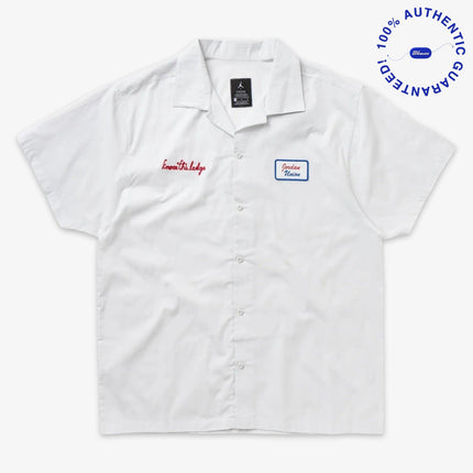 Air Jordan x Union LA Embroidered Logo Button Down Shirt Platinum (FW20) | SOLE SERIOUSS [1]