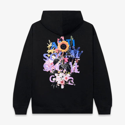 Anti Social Social Club ASSC 'Bouquet For The Old Days' Hoodie Black SS22 - SOLE SERIOUSS (1)