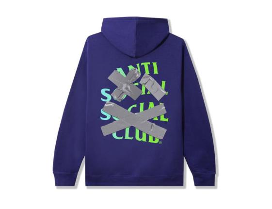 Anti Social Social Club ASSC 'Club Cancelled' (Again) Hoodie Purple FW21 - SOLE SERIOUSS (1)