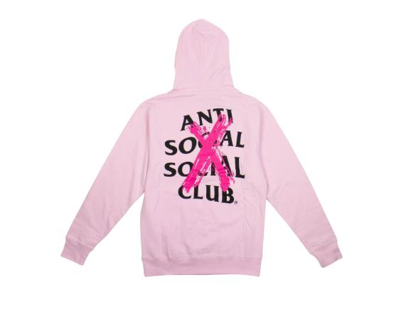Anti Social Social Club ASSC 'Club Cancelled' Hoodie Pink FW20 - SOLE SERIOUSS (1)